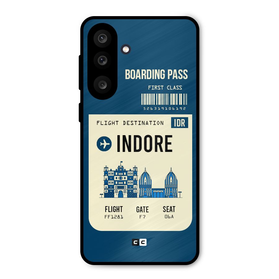 Indore Boarding Pass Metal Back Case for Galaxy M56