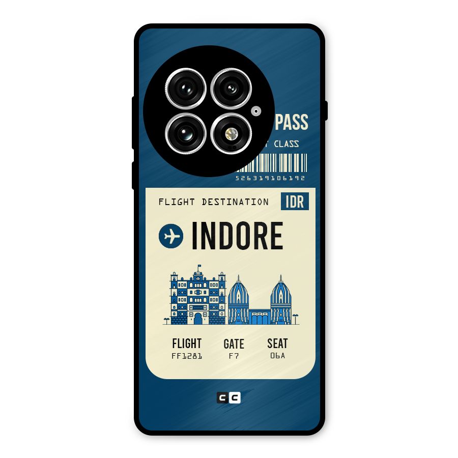 Indore Boarding Pass Metal Back Case for OnePlus 13