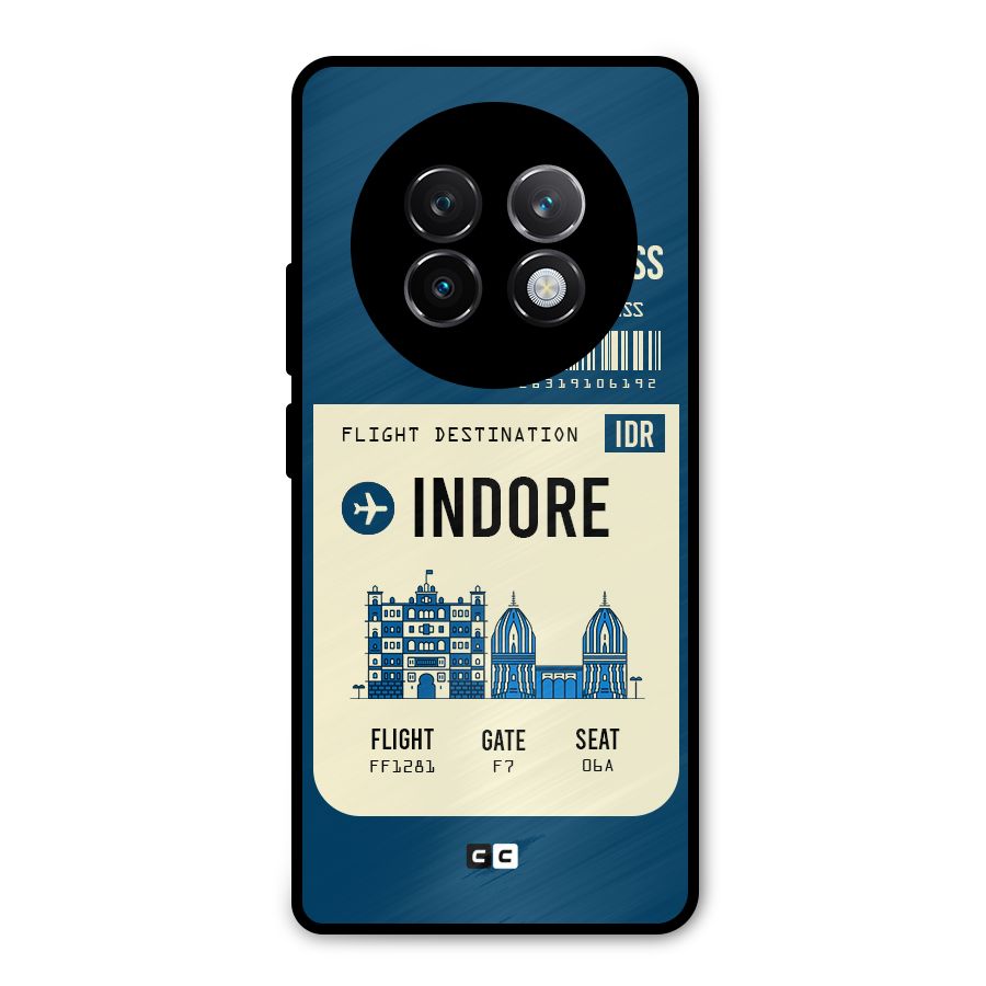 Indore Boarding Pass Metal Back Case for Realme 13 Plus
