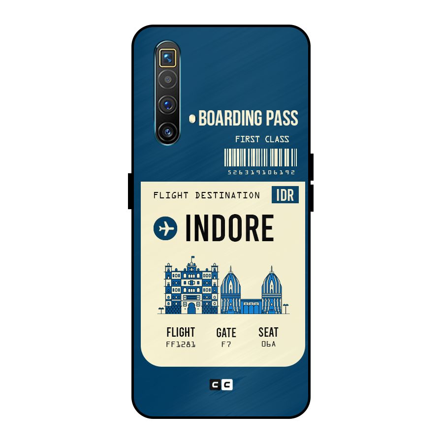 Indore Boarding Pass Metal Back Case for Realme X3 SuperZoom