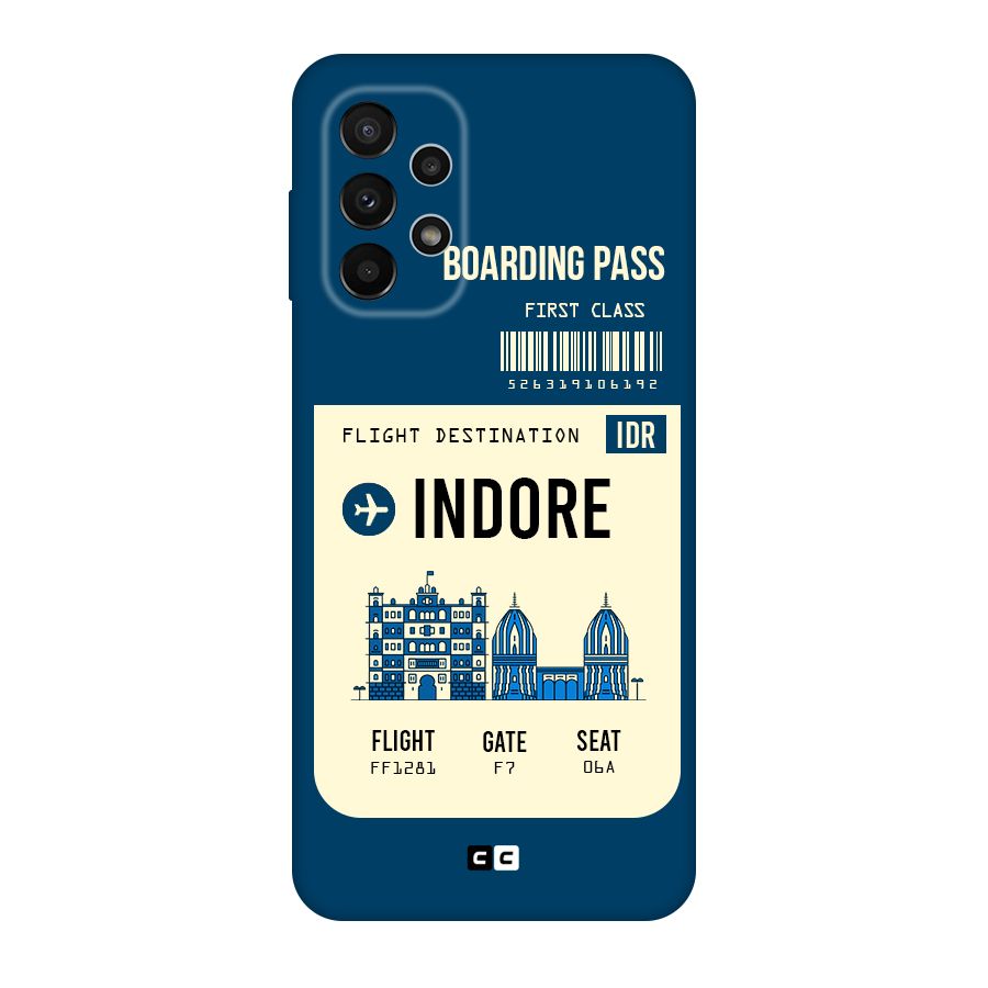 Indore Boarding Pass Original Polycarbonate Back Case for Galaxy A23