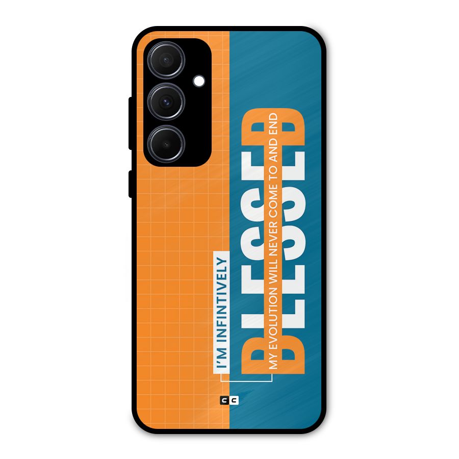 Infinite Blessed Metal Back Case for Galaxy A35
