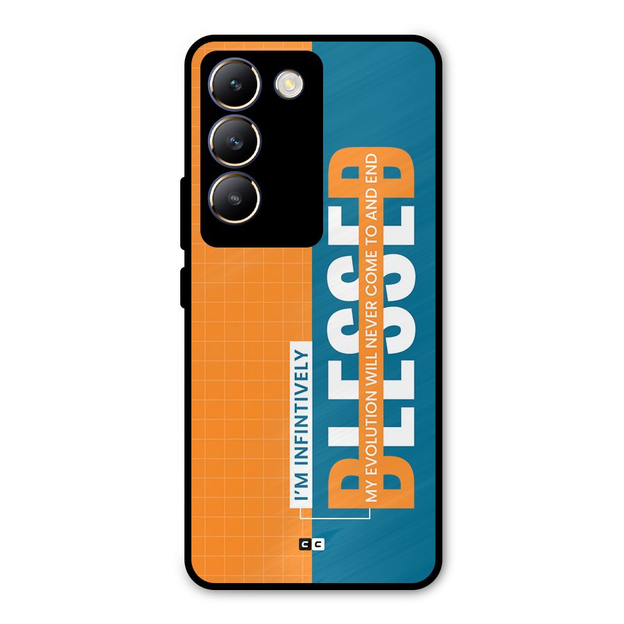 Infinite Blessed Metal Back Case for Vivo T3 5G