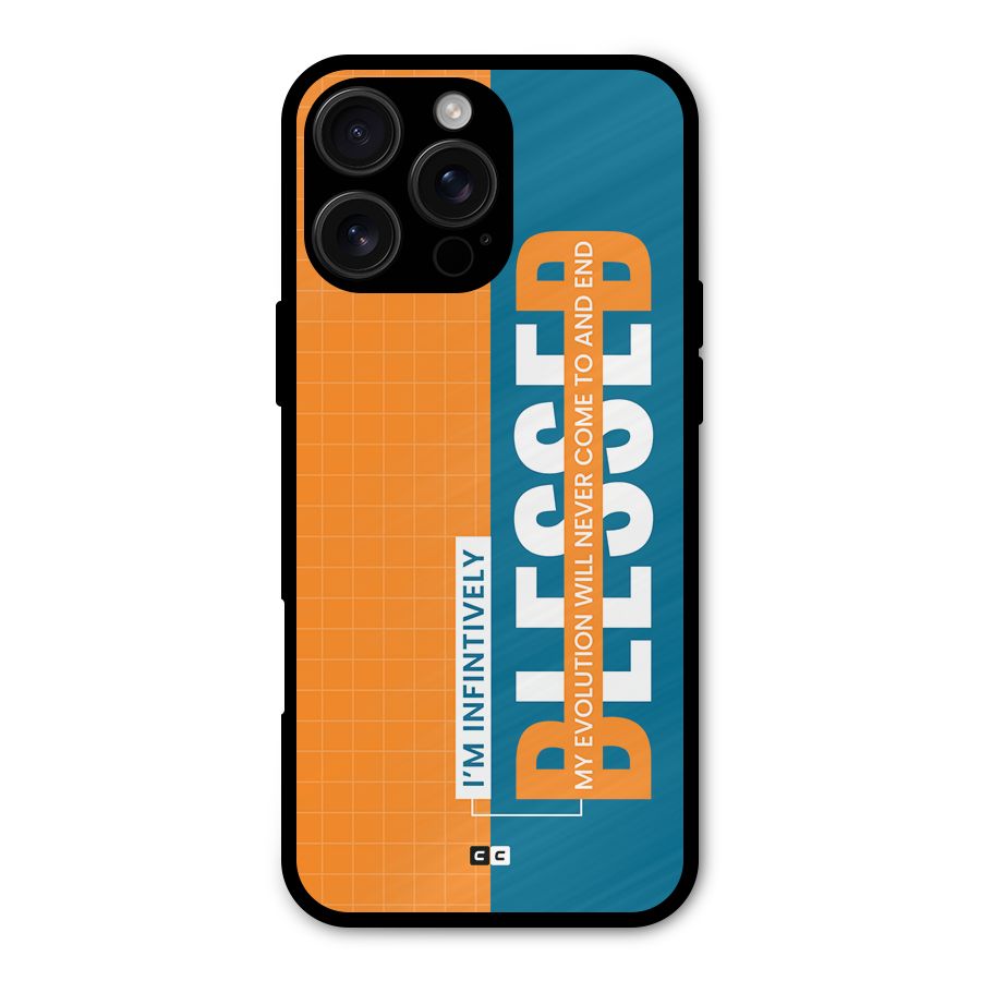 Infinite Blessed Metal Back Case for iPhone 16 Pro Max
