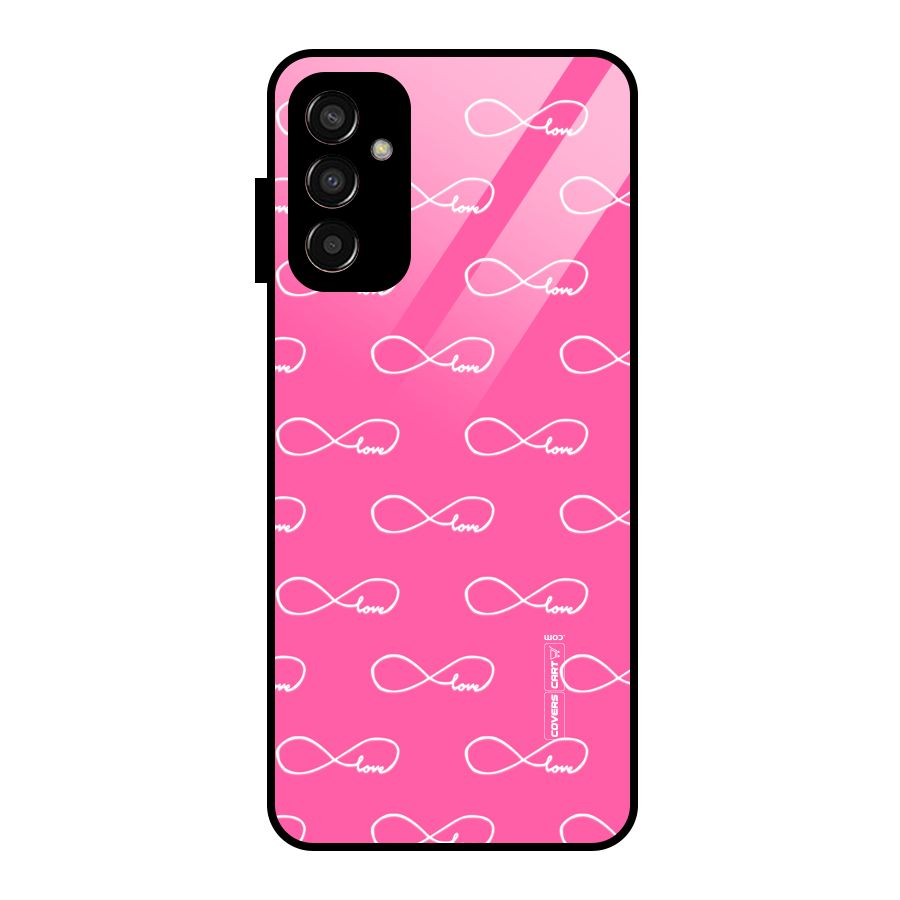 Infinity Love Glass Back Case for Galaxy F13
