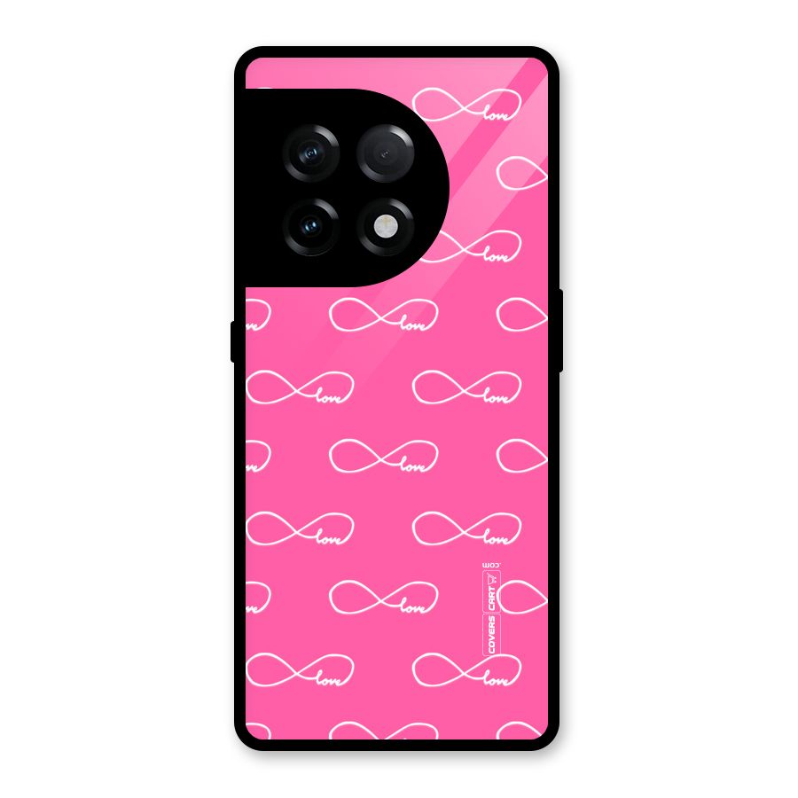 Infinity Love Glass Back Case for OnePlus 11R