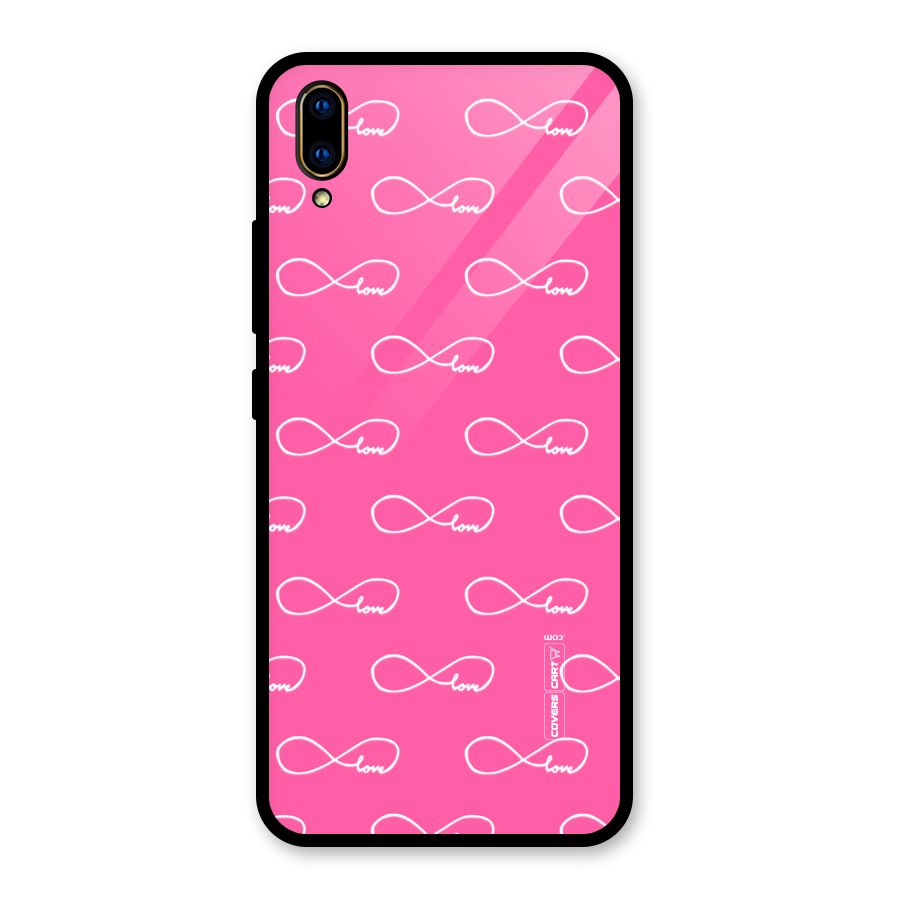 Infinity Love Glass Back Case for Vivo V11 Pro