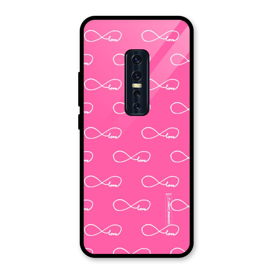 Infinity Love Glass Back Case for Vivo V17 Pro
