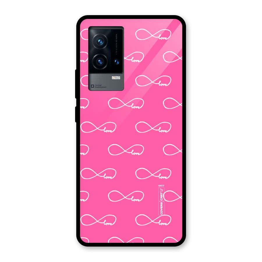 Infinity Love Glass Back Case for iQOO 9 5G