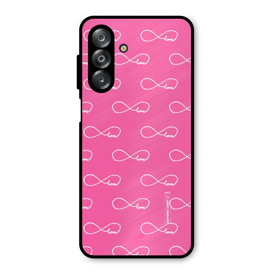 Infinity Love Metal Back Case for Galaxy A26