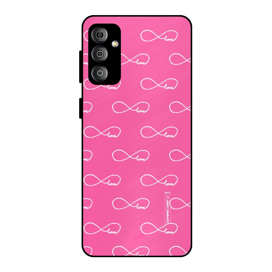 Infinity Love Metal Back Case for Galaxy F23