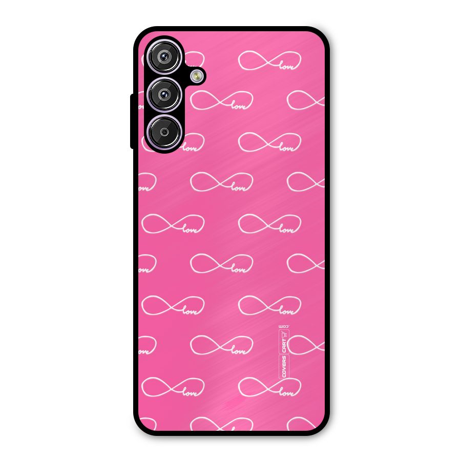 Infinity Love Metal Back Case for Galaxy M15