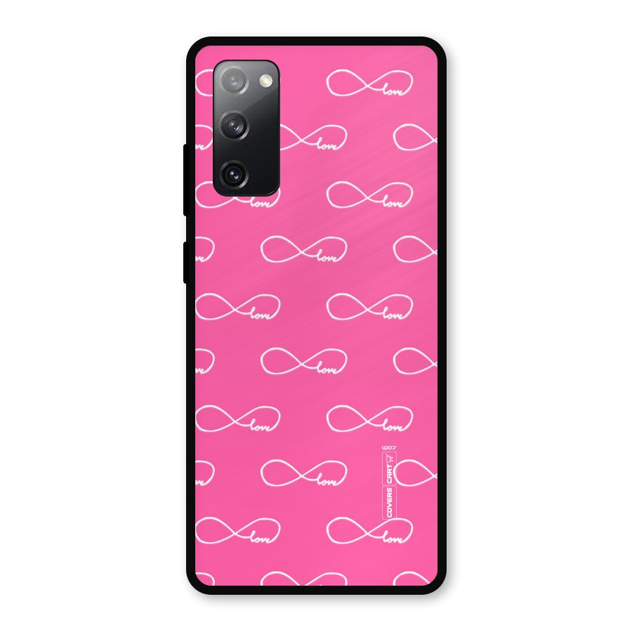 Infinity Love Metal Back Case for Galaxy S20 FE