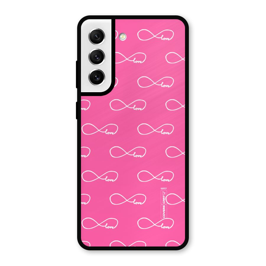 Infinity Love Metal Back Case for Galaxy S21 FE 5G