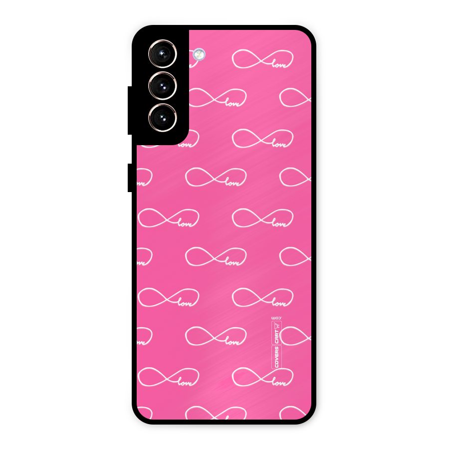 Infinity Love Metal Back Case for Galaxy S21 Plus