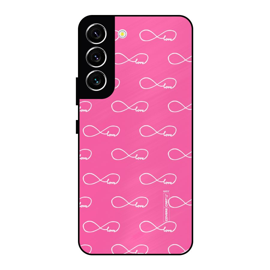 Infinity Love Metal Back Case for Galaxy S22 5G