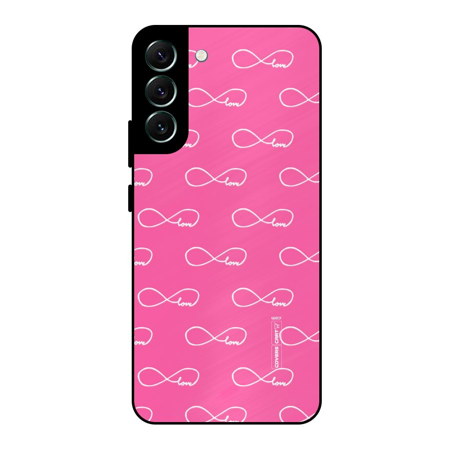 Infinity Love Metal Back Case for Galaxy S22 Plus 5G