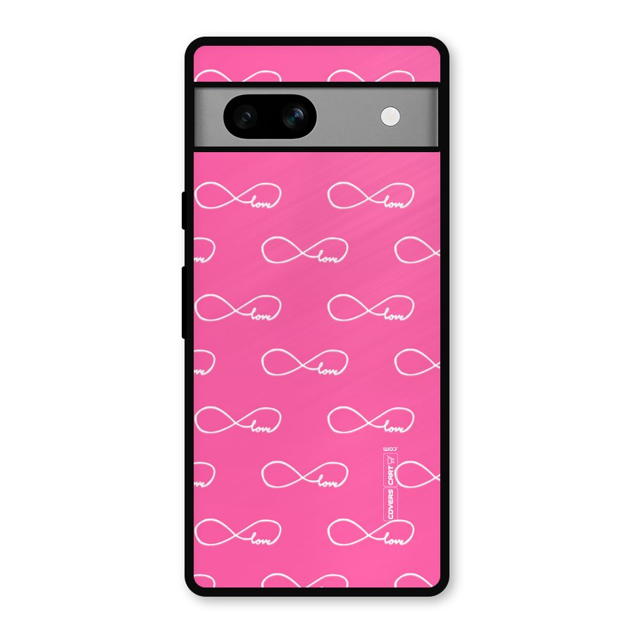 Infinity Love Metal Back Case for Google Pixel 7a