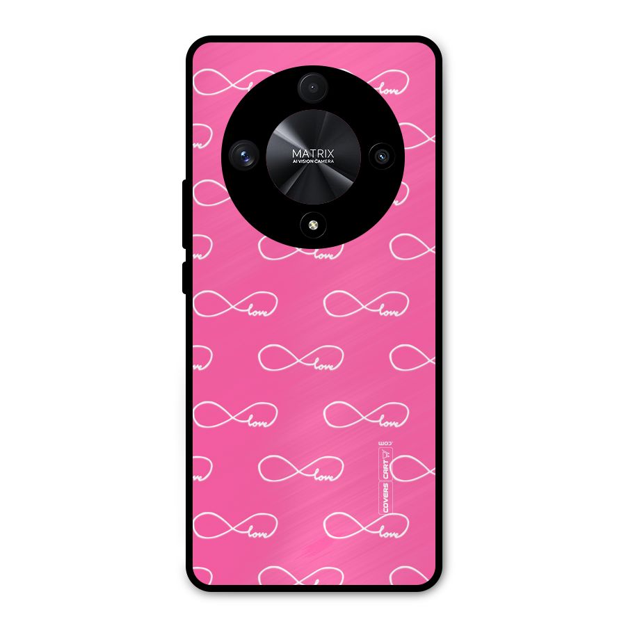 Infinity Love Metal Back Case for Honor X9b