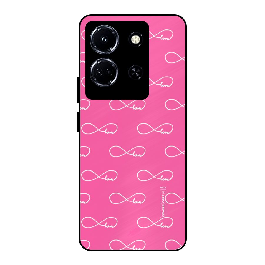 Infinity Love Metal Back Case for Infinix Note 30 5G