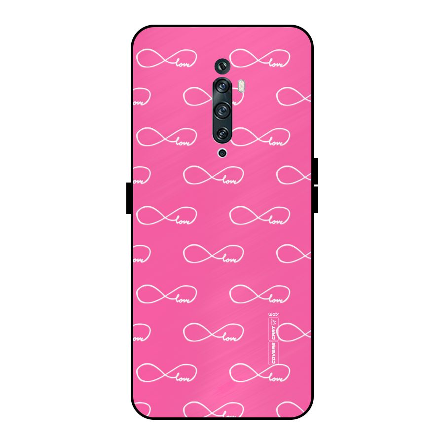 Infinity Love Metal Back Case for Oppo Reno2 Z