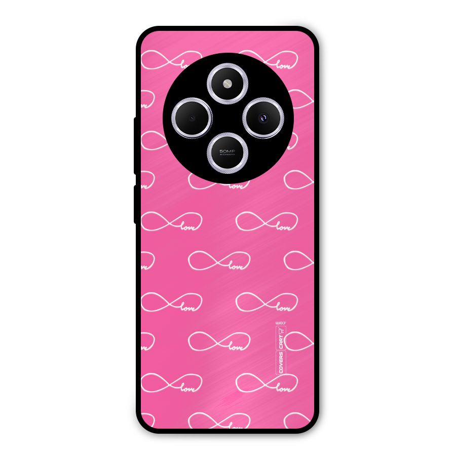 Infinity Love Metal Back Case for Poco C75 5G