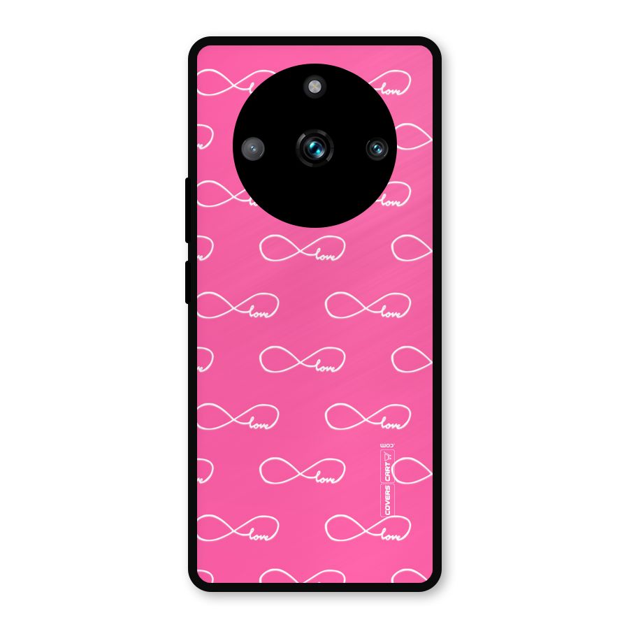 Infinity Love Metal Back Case for Realme 11 Pro