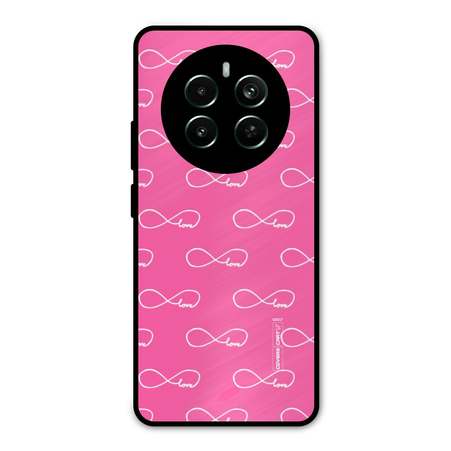 Infinity Love Metal Back Case for Realme 12 Pro Plus