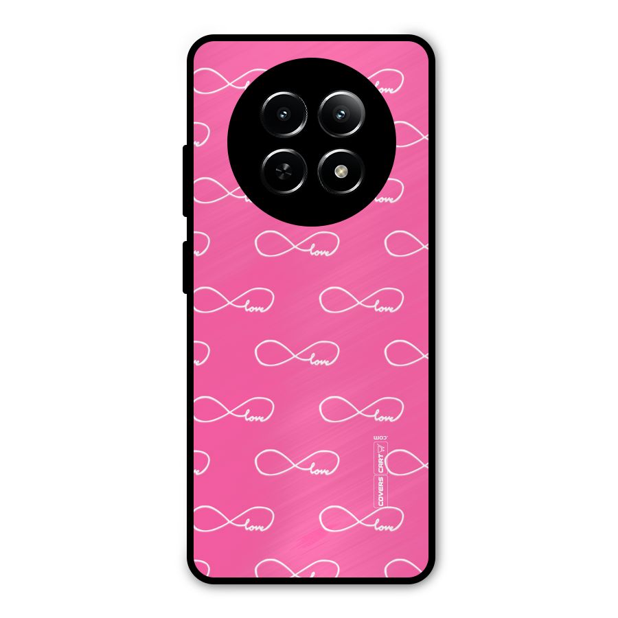 Infinity Love Metal Back Case for Realme 13