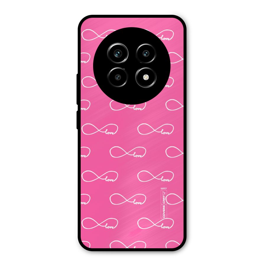 Infinity Love Metal Back Case for Realme 13 Pro