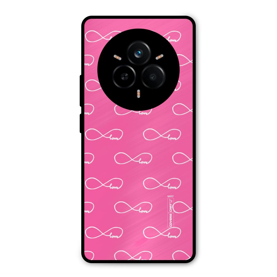 Infinity Love Metal Back Case for Realme 14 Pro