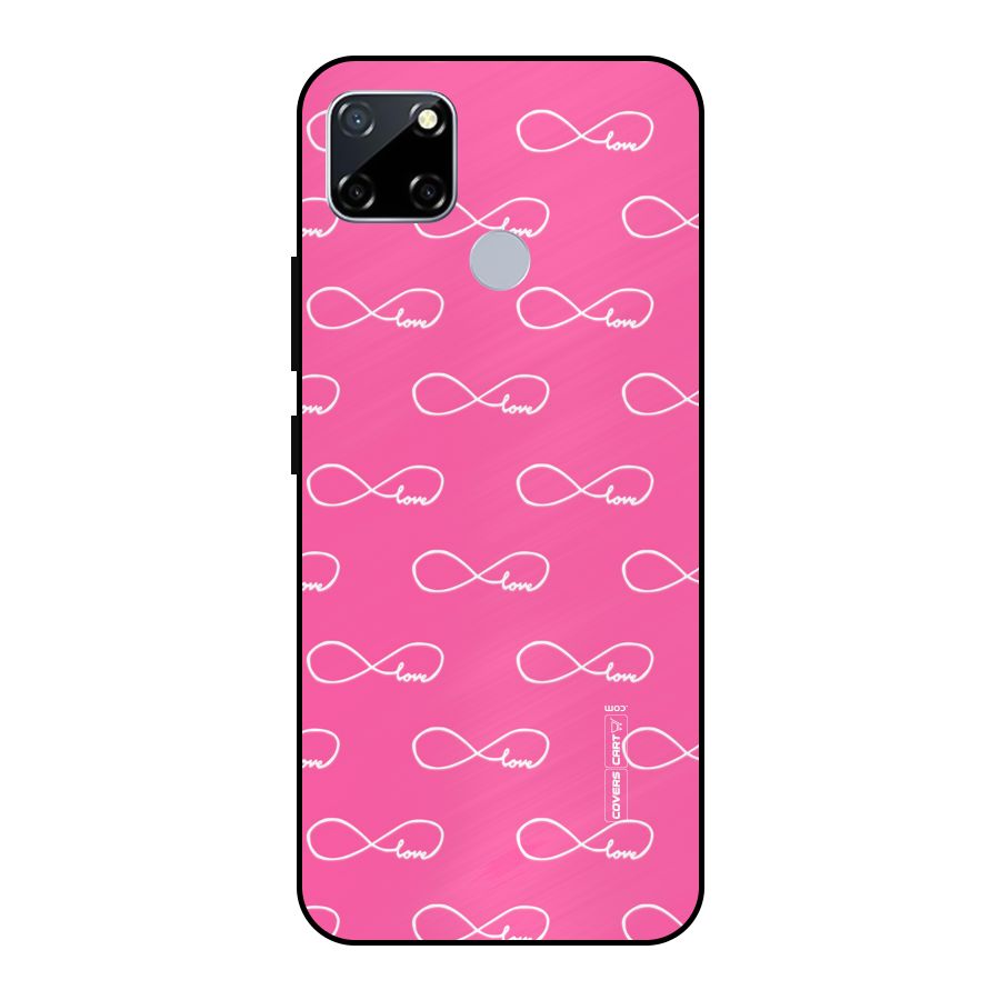 Infinity Love Metal Back Case for Realme Narzo 20