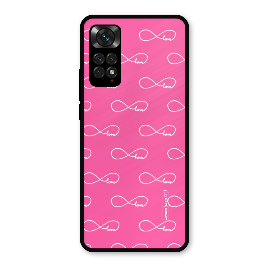 Infinity Love Metal Back Case for Redmi Note 11s