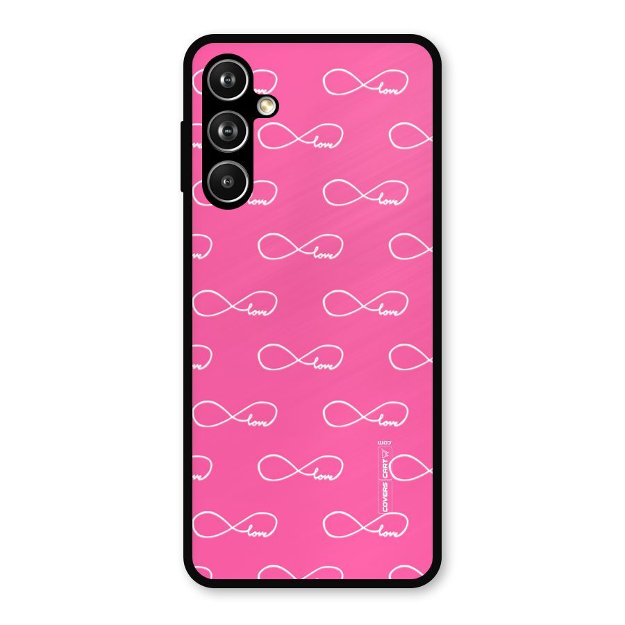 Infinity Love Metal Back Case for Samsung Galaxy M54