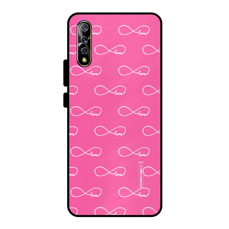 Infinity Love Metal Back Case for Vivo S1