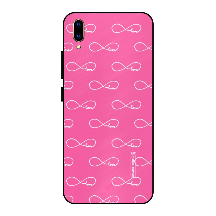 Infinity Love Metal Back Case for Vivo V11 Pro
