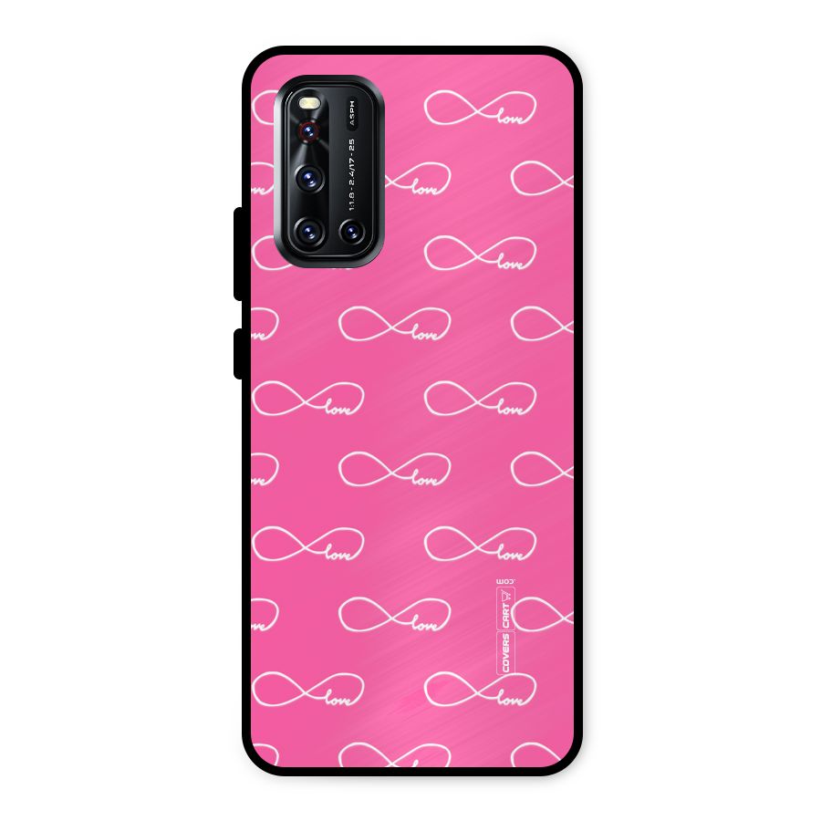 Infinity Love Metal Back Case for Vivo V19