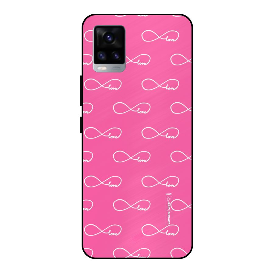 Infinity Love Metal Back Case for Vivo V20