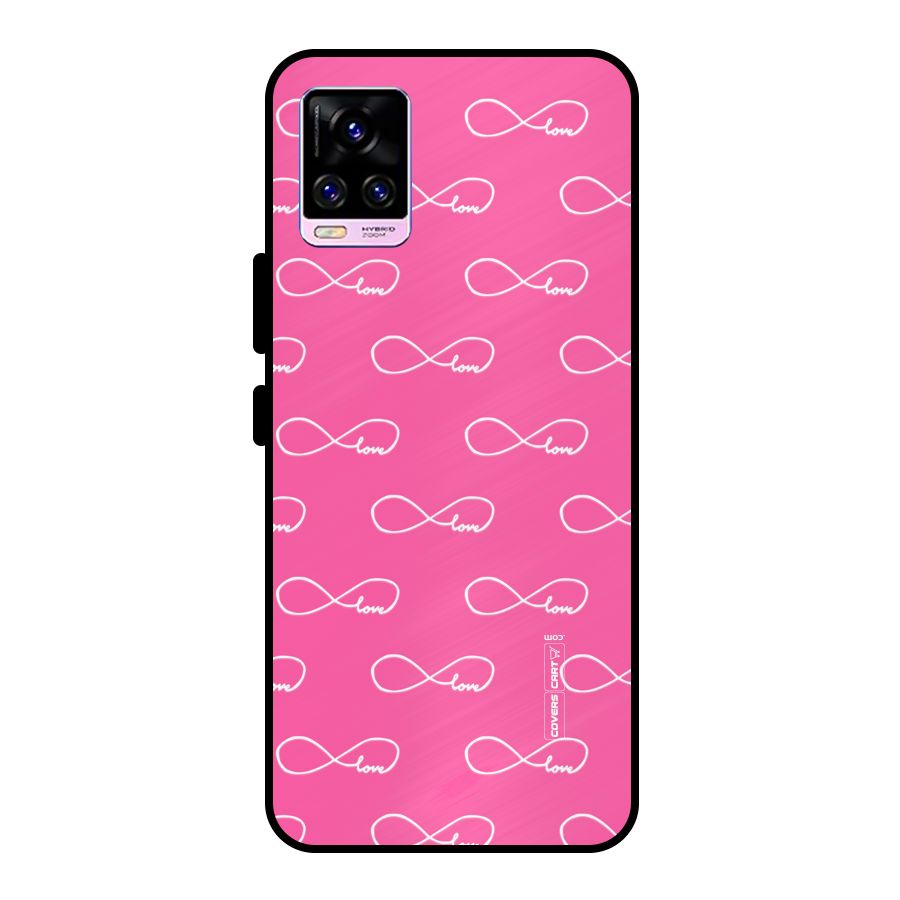 Infinity Love Metal Back Case for Vivo V20 Pro