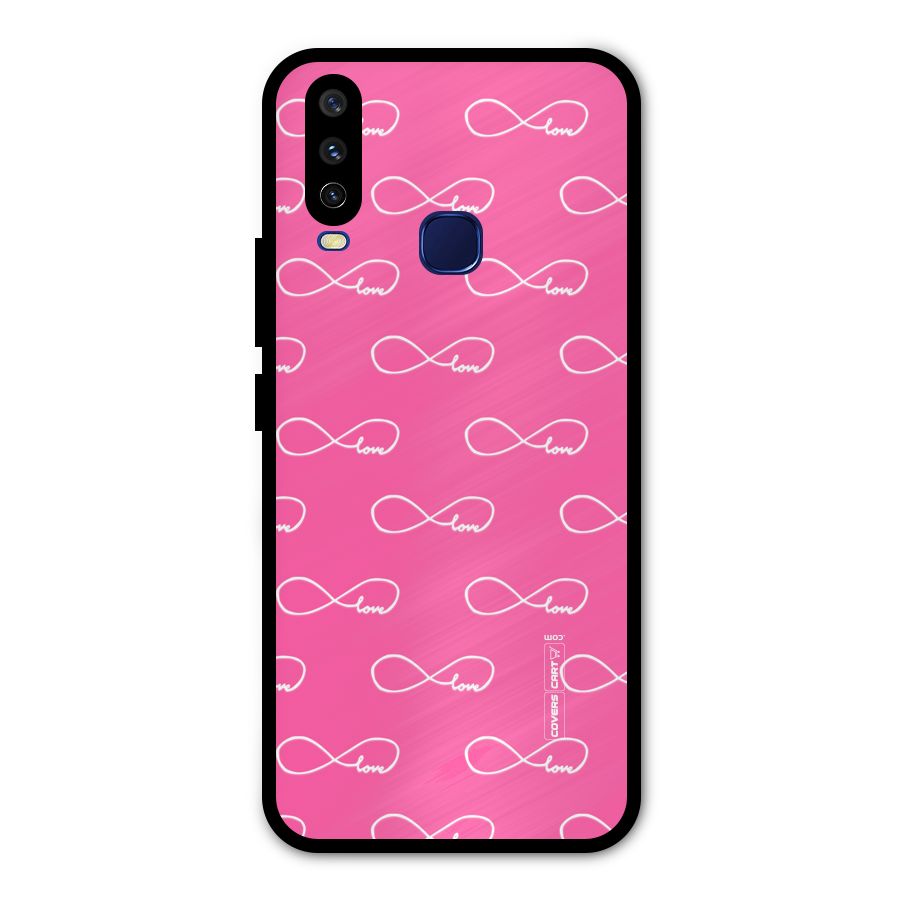 Infinity Love Metal Back Case for Vivo Y15