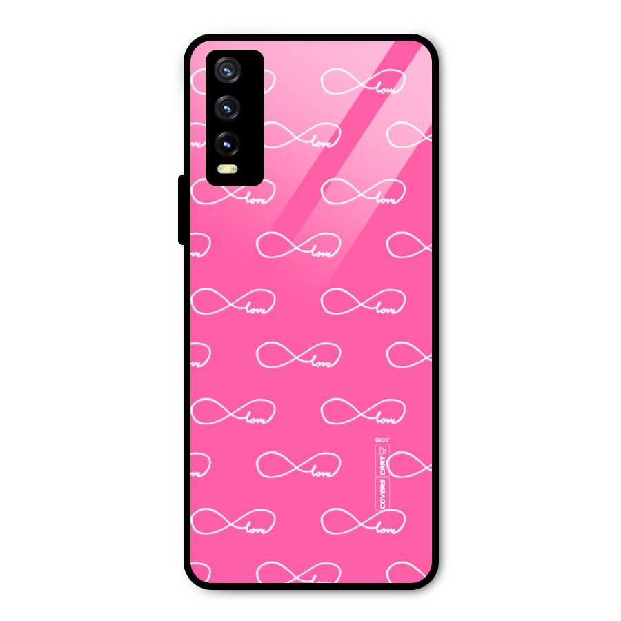 Infinity Love Metal Back Case for Vivo Y20