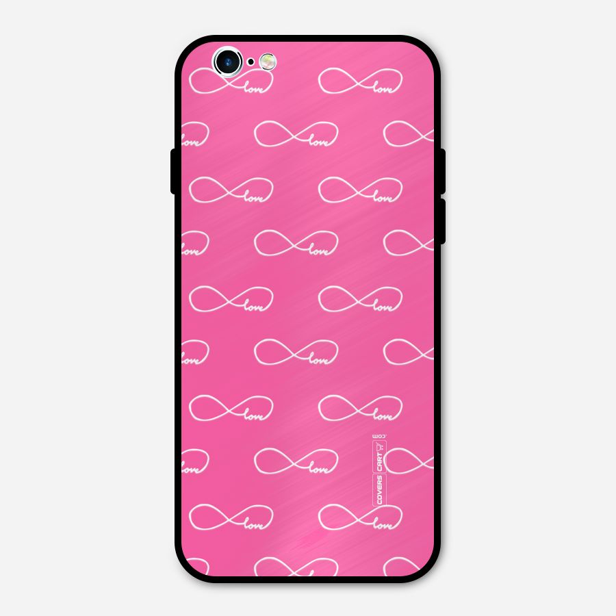 Infinity Love Metal Back Case for iPhone 6 6s
