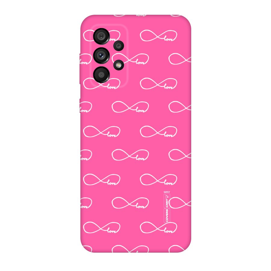 Infinity Love Original Polycarbonate Back Case for Galaxy A73 5G