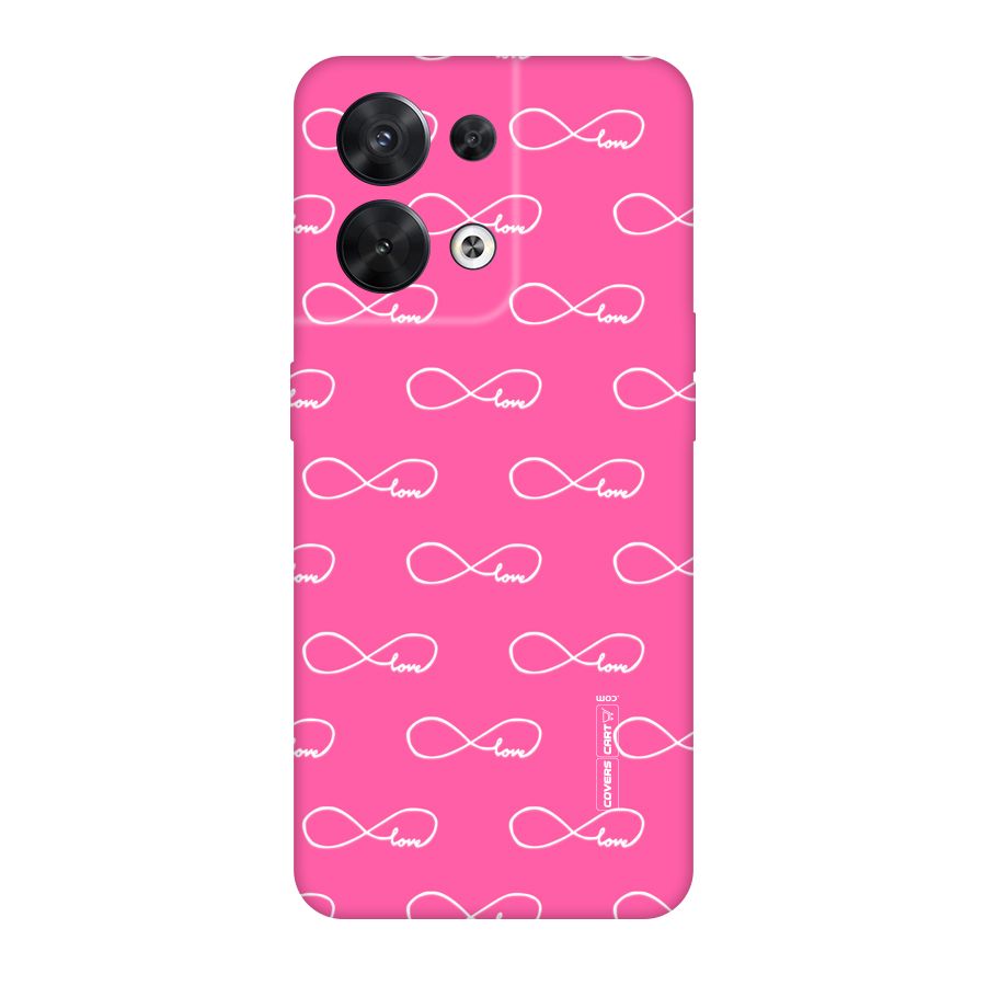 Infinity Love Original Polycarbonate Back Case for Oppo Reno8 5G