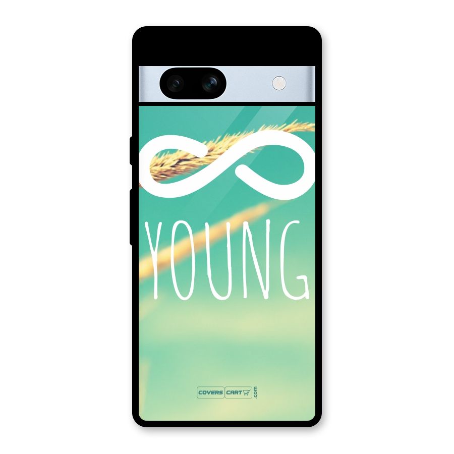Infinity Young Glass Back Case for Google Pixel 7a