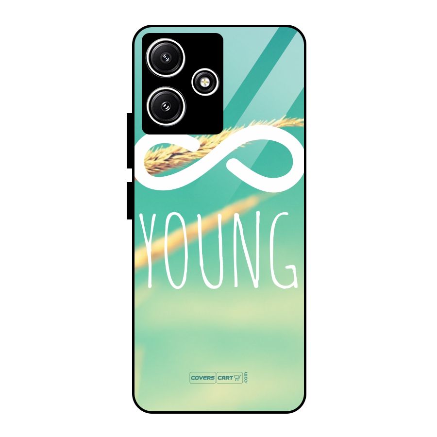 Infinity Young Glass Back Case for Poco M6 Pro