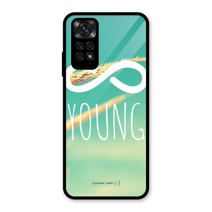 Infinity Young Glass Back Case for Redmi Note 11S