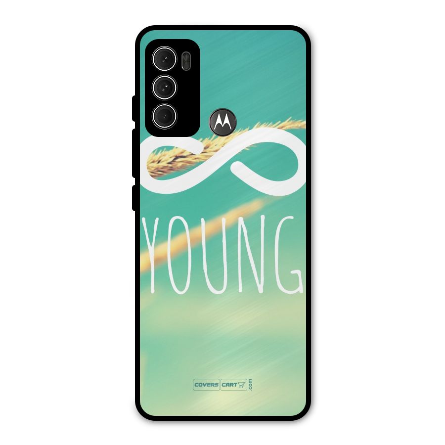 Infinity Young Metal Back Case for Moto G60