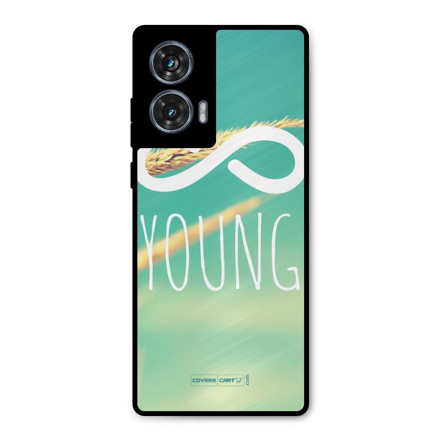 Infinity Young Metal Back Case for Motorola Edge 50 Fusion