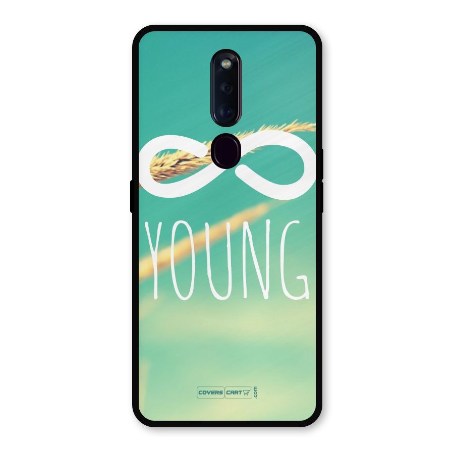 Infinity Young Metal Back Case for Oppo F11 Pro